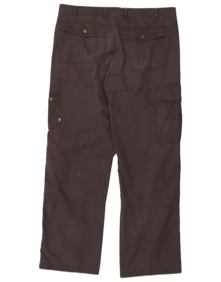 Fjall Raven Pantalon cargo droit pour homme W38 L32 Marron Polyester