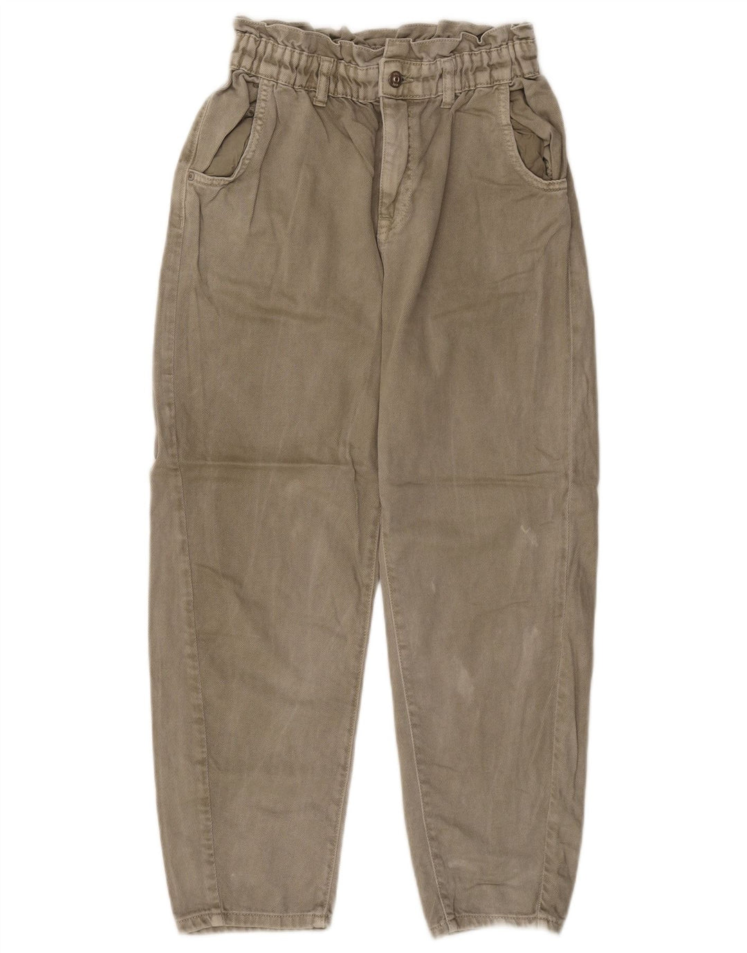 Zara Jean fuselé pour femme EU 38 Small W28 L25 Beige