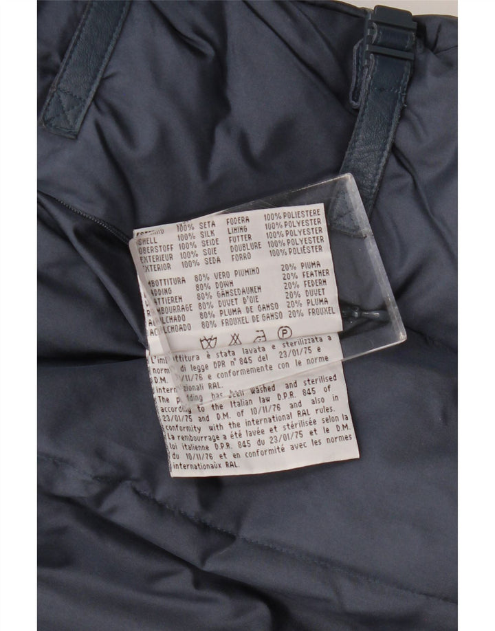 Blunauta Veste matelassée pour femme UK 16 Grande soie bleu marine