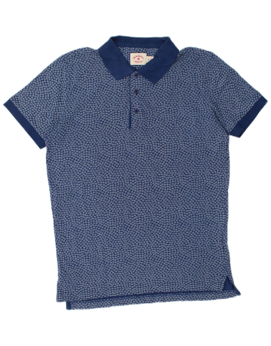 Brooks Brothers Polo Homme Bleu Moyen Coton Floral