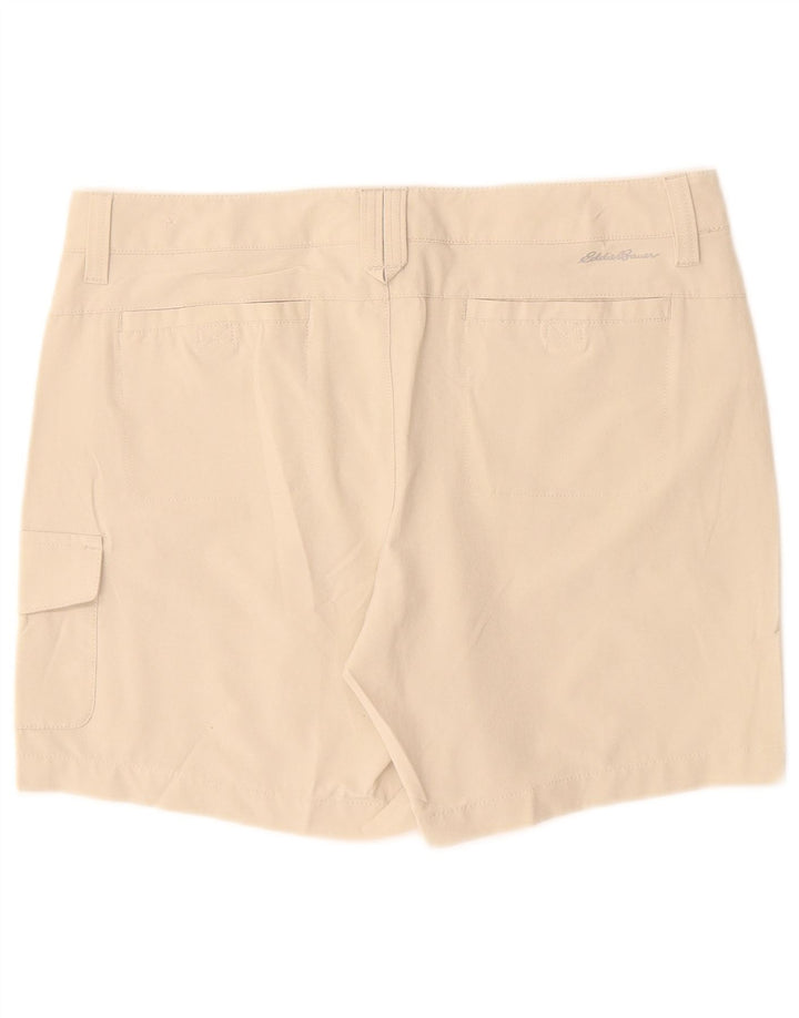Eddie Bauer Short cargo pour femme US 8 Medium W30 Beige Polyester
