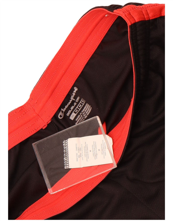 Champion Short de Sport Double Dry Homme Noir Moyen Polyester Colorblock