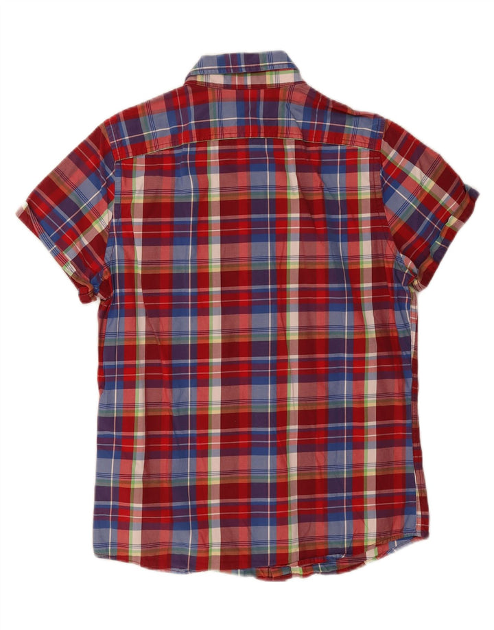 ABERCROMBIE & FITCH Mens Muscle Shirt Medium Multicoloured Check Vintage Abercrombie & Fitch and Second-Hand Abercrombie & Fitch from Messina Hembry 
