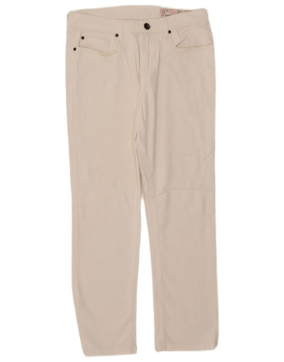 Jean droit femme Rifle W34 L28 coton blanc