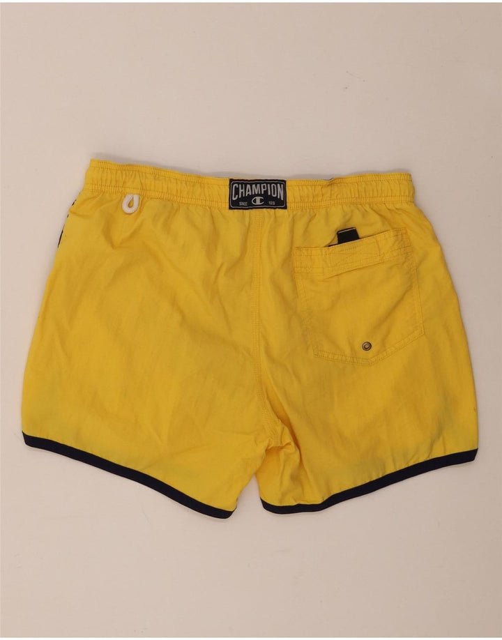 Champion Short de Bain Graphique Homme Jaune Moyen