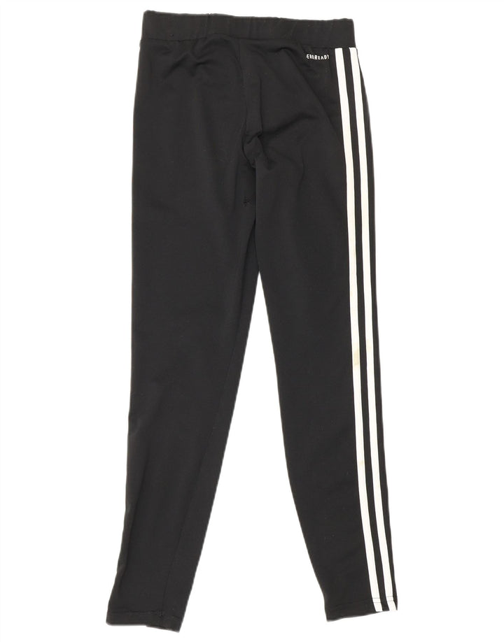 ADIDAS Girls Aeroready Leggings 11-12 Years  Black Polyester Vintage Adidas and Second-Hand Adidas from Messina Hembry 
