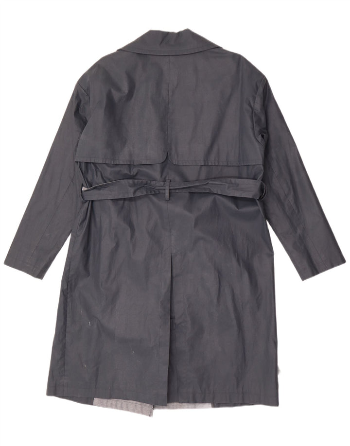 Hobbs Trench-coat surdimensionné pour femme UK 10 Petit coton noir