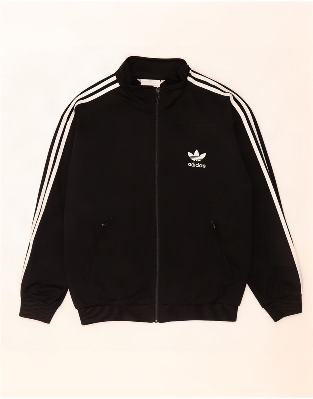 Adidas Veste de survêtement pour homme UK 36/38 Petit Noir Polyester