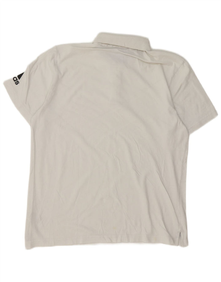 Adidas Polo Homme Grand Blanc Coton