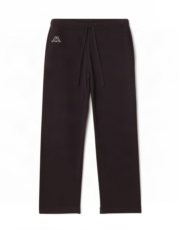 Kappa Pantalon de survêtement pour femme UK 14 Large Noir Coton