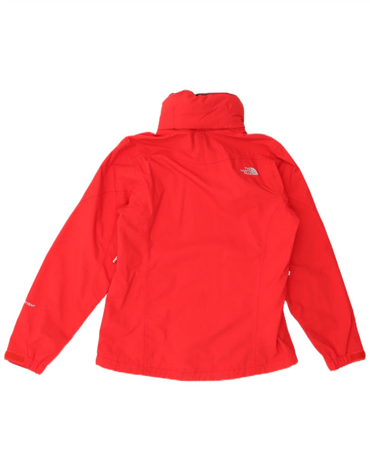 THE NORTH FACE Veste de pluie à capuche surdimensionnée Hyvent pour femme UK 36 Small Rouge