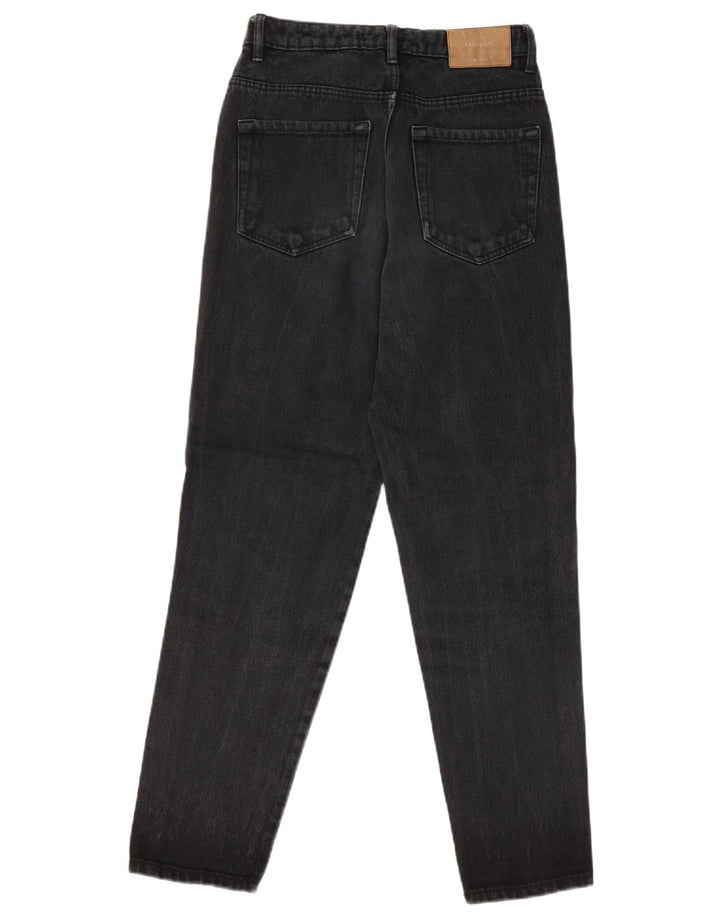 ZARA Jean taille haute pour femme EU 32 2XS W22 L26 Noir