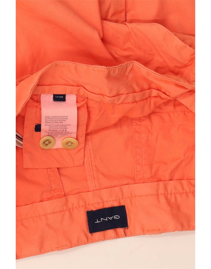 Gant Short Chino Homme W40 XL Orange Coton