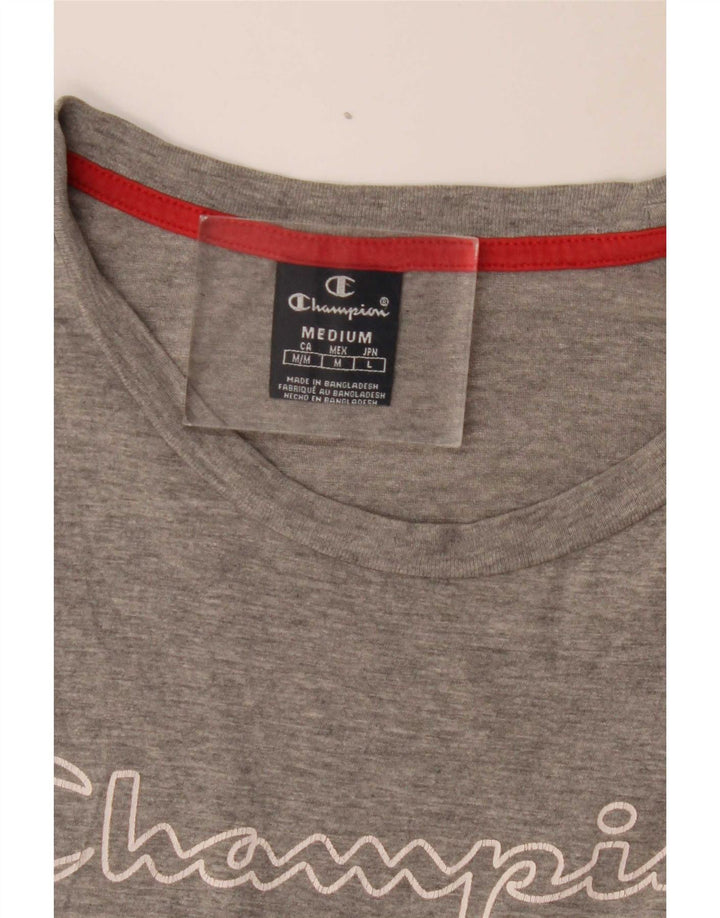 Champion T-Shirt Graphique Homme Gris Moyen