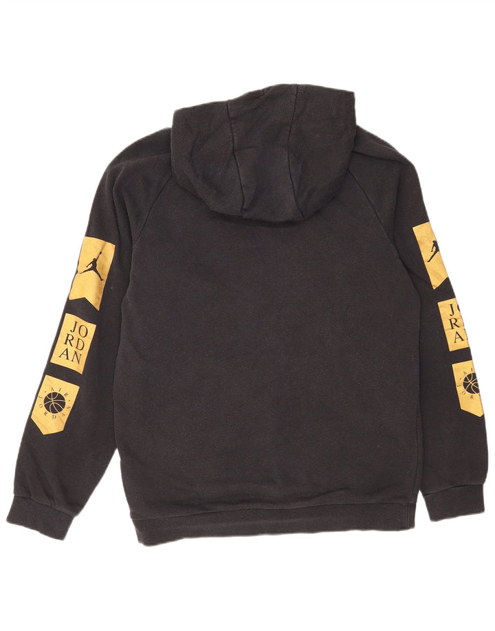 Jordan Pull à capuche graphique pour homme en coton noir moyen