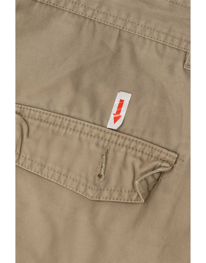 Zara Short Cargo Homme EU 42 Large W32 Coton Beige