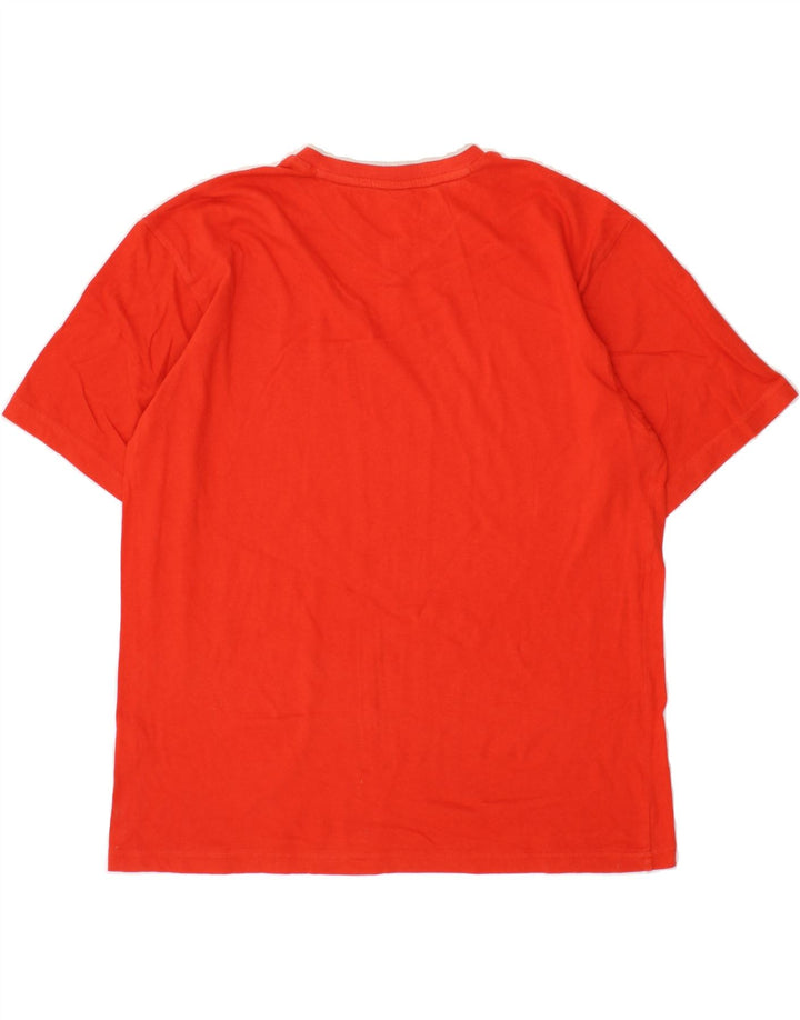 FILA Mens T-Shirt Top Large Red Cotton Vintage Fila and Second-Hand Fila from Messina Hembry 