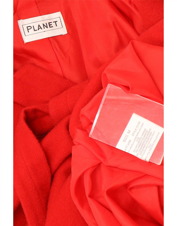 Planet Manteau Femme UK 44 Laine Rouge Moyen