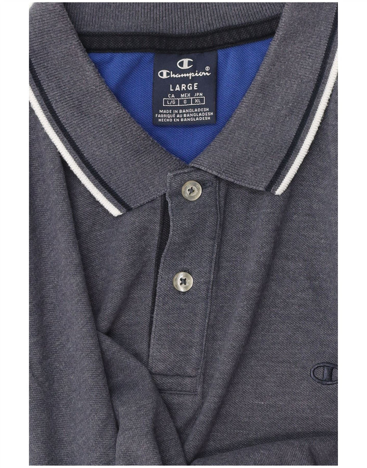Champion Polo Homme Grand Gris Coton