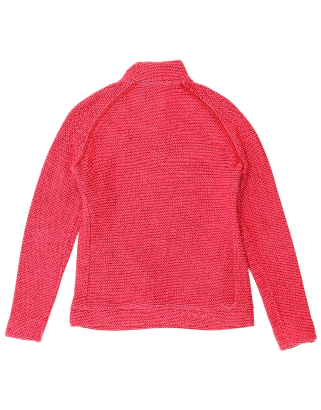 WEIRD FISH Sweat-shirt à col zippé pour femme UK 12 Rouge moyen