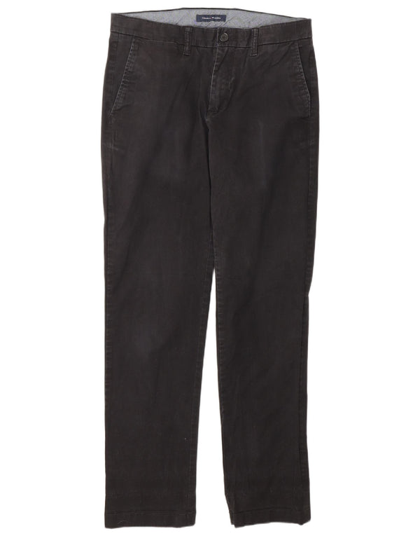 Tommy Hilfiger Pantalon Chino Slim Homme W30 L32 Coton Noir