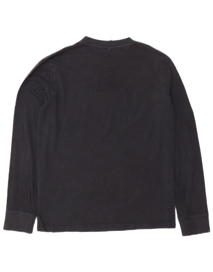 Carrera Homme Graphic Top Manches Longues Coton Noir Moyen