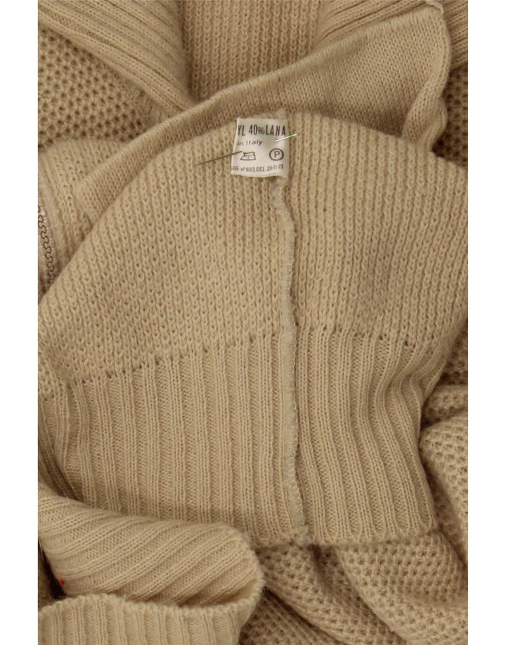 Gordon Pull Cardigan Homme Beige Moyen Polyester
