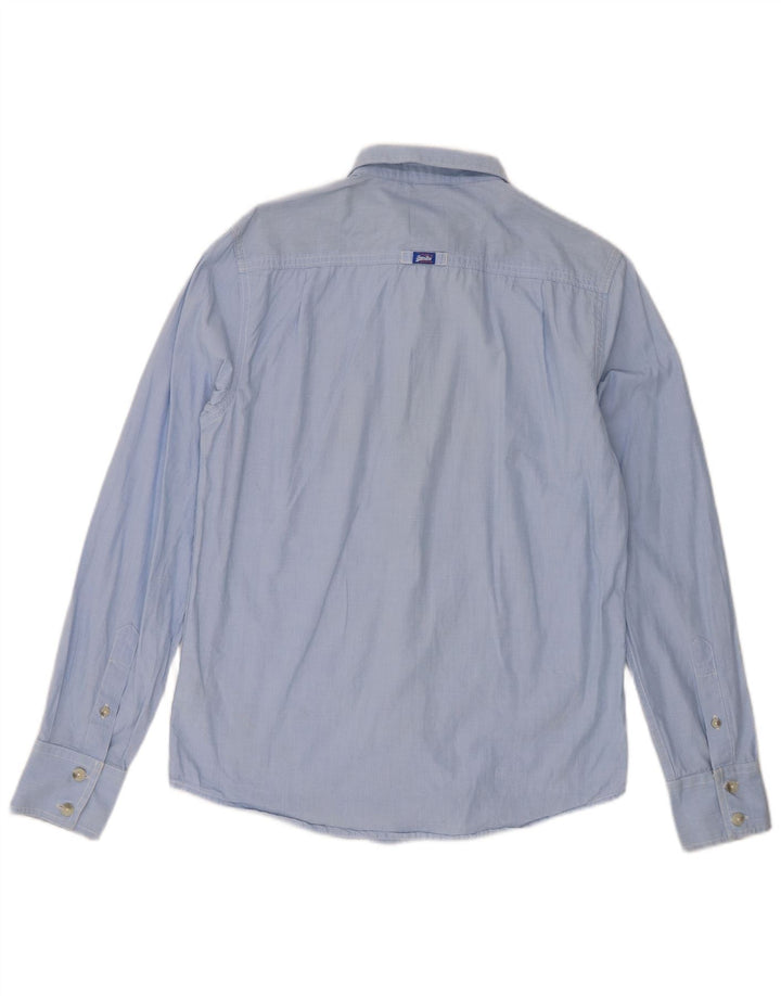 Superdry Chemise Homme Bleu Moyen Coton