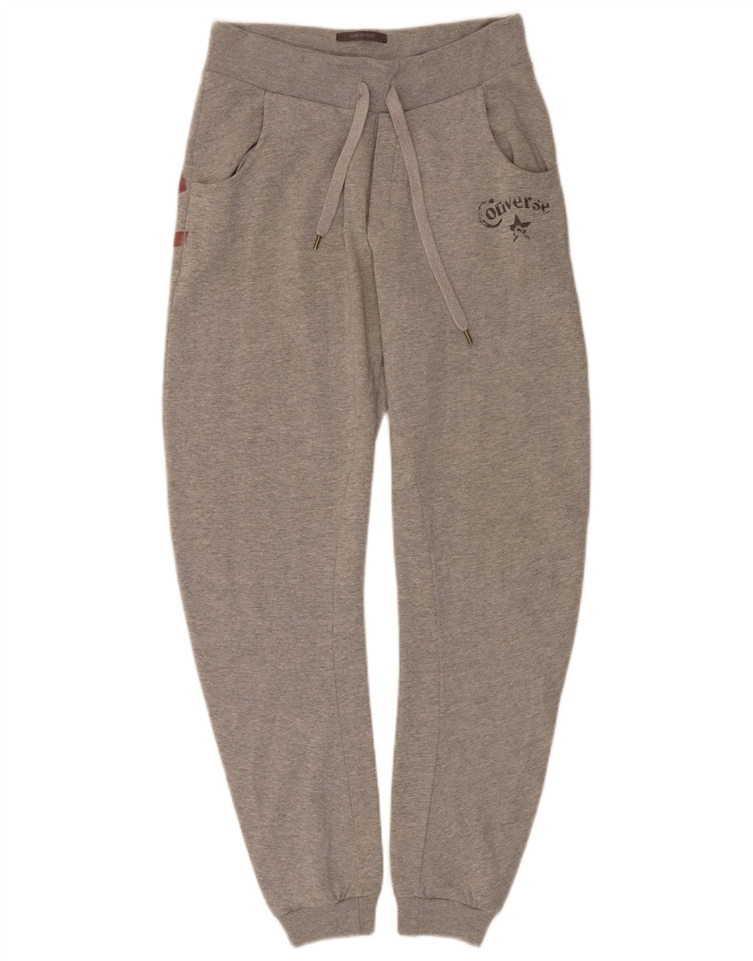 Converse Pantalon de survêtement graphique pour femme UK 10 Small Gris