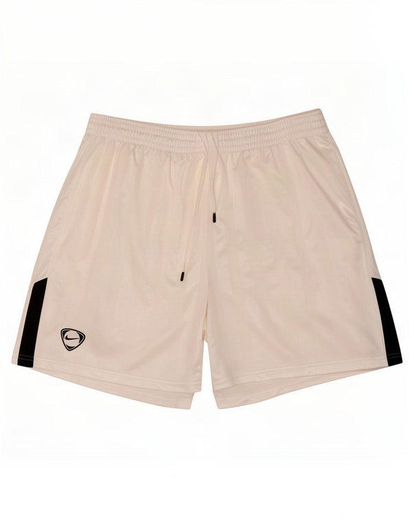Nike Short de sport pour homme Large Blanc Colorblock Polyester