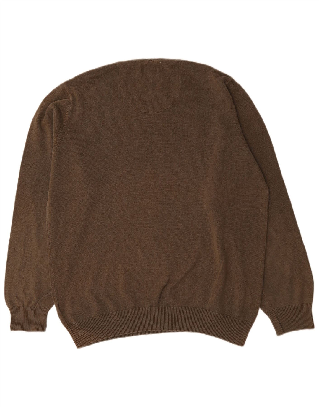 Marks & Spencer Pull à col rond Blue Harbour pour hommes, grand marron