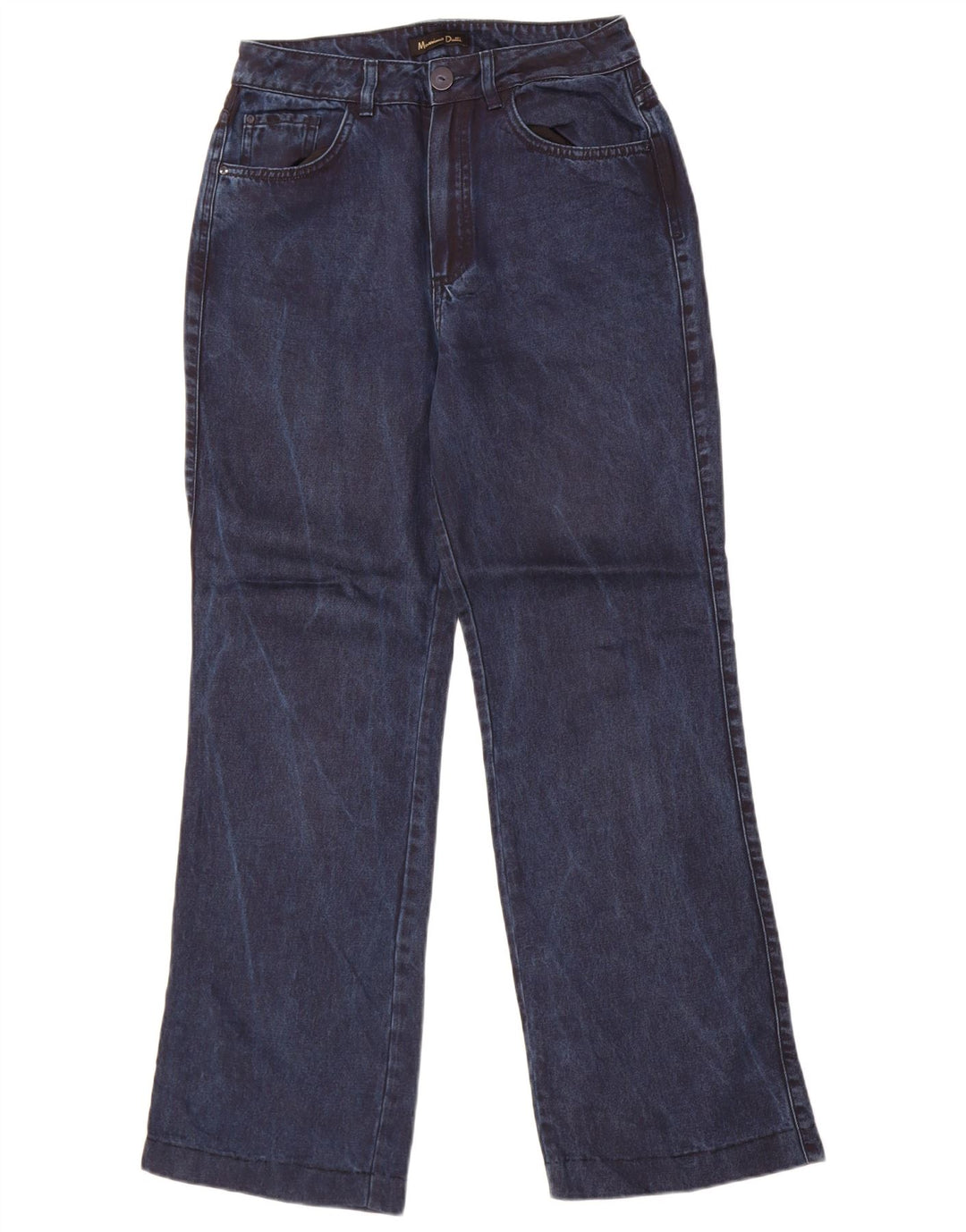 Massimo Dutti Jean Bootcut Femme EU 36 XS W26 L29 Bleu Marine Lyocell
