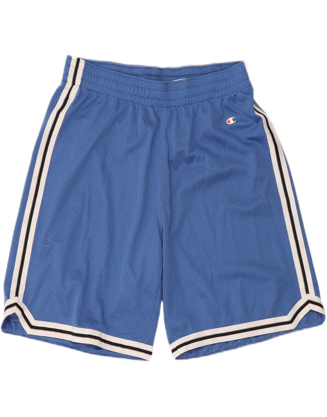 Champion Short de Sport Homme Petit Bleu Polyester Colorblock