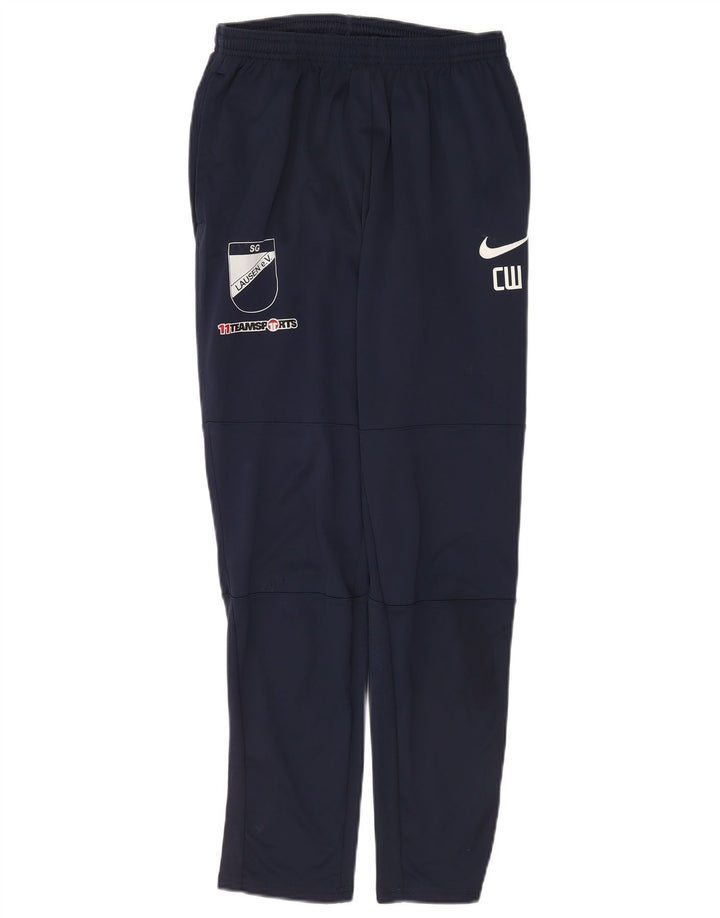 Pantalon de survêtement Nike Dri Fit Graphic pour homme, bleu marine moyen, en polyester