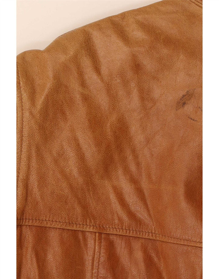 veste en cuir homme vintage IT 52 XL Marron