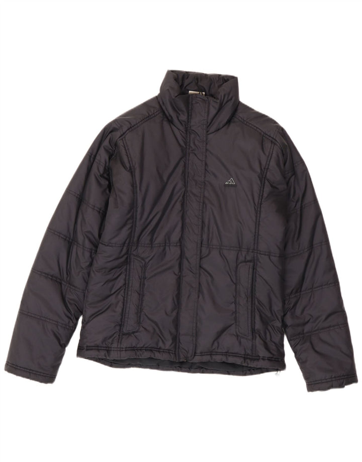 Adidas Veste rembourrée pour femme UK 14 Large Bleu Marine Polyamide