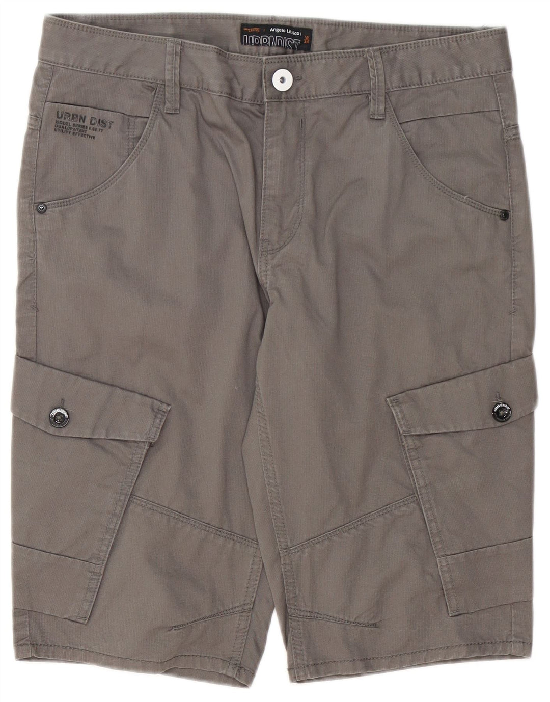 Angelo Litrico Short Cargo Homme W34 Grand Gris Coton