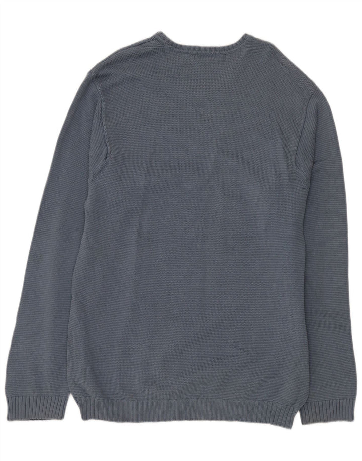 IZOD Pull col V Homme XL Bleu Coton