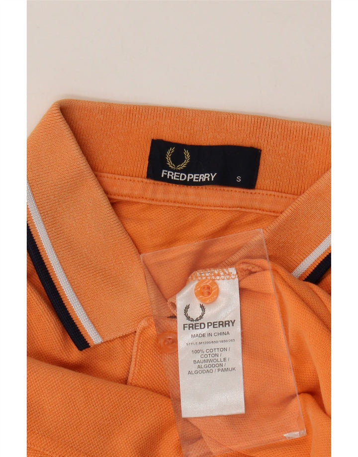 FRED PERRY Polo Homme Petit Orange Coton