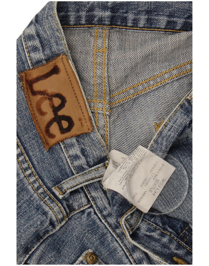 Lee Jean Droit Seattle W33 L30 Homme Bleu Coton