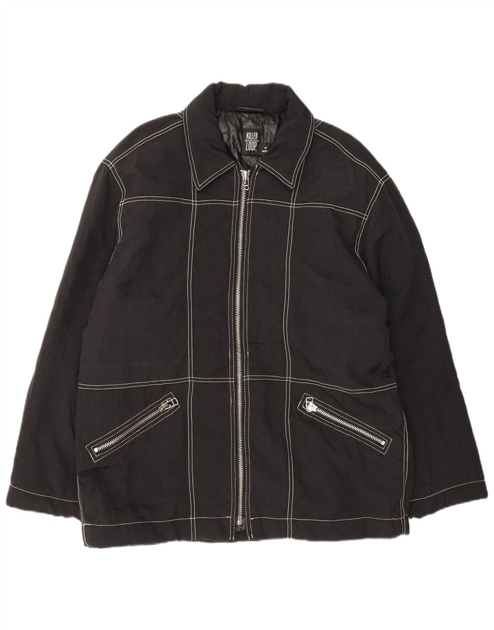 Killer Loop Veste bomber graphique pour homme UK 38 Medium Noir Polyamide