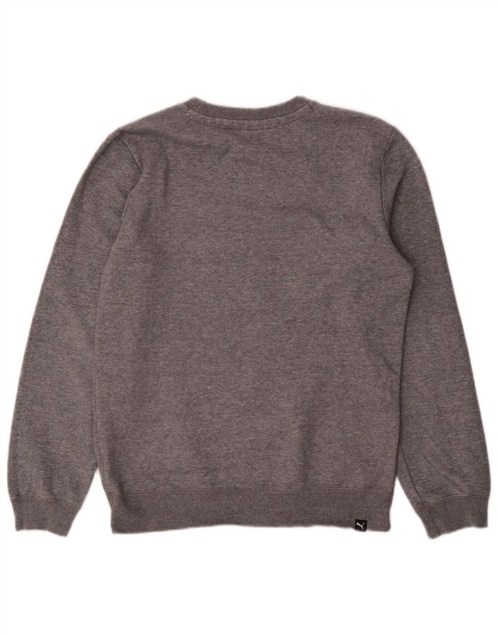 PUMA Sweat-shirt graphique pour garçon 13-14 ans Gris