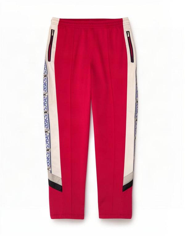 Asics Pantalon De Survêtement Vintage Graphic Femme IT 48 XL Rose Colourblock