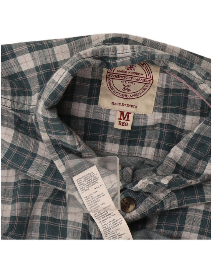 Chemise Homme Fat Face Coton Carreaux Vert Moyen
