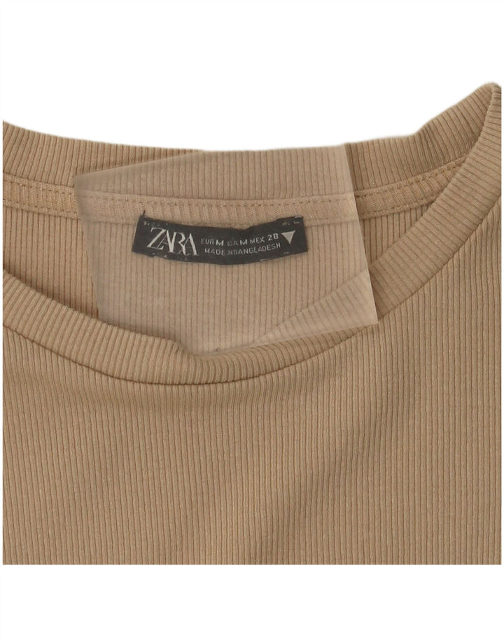 Zara Body Femme UK 12 Beige Moyen