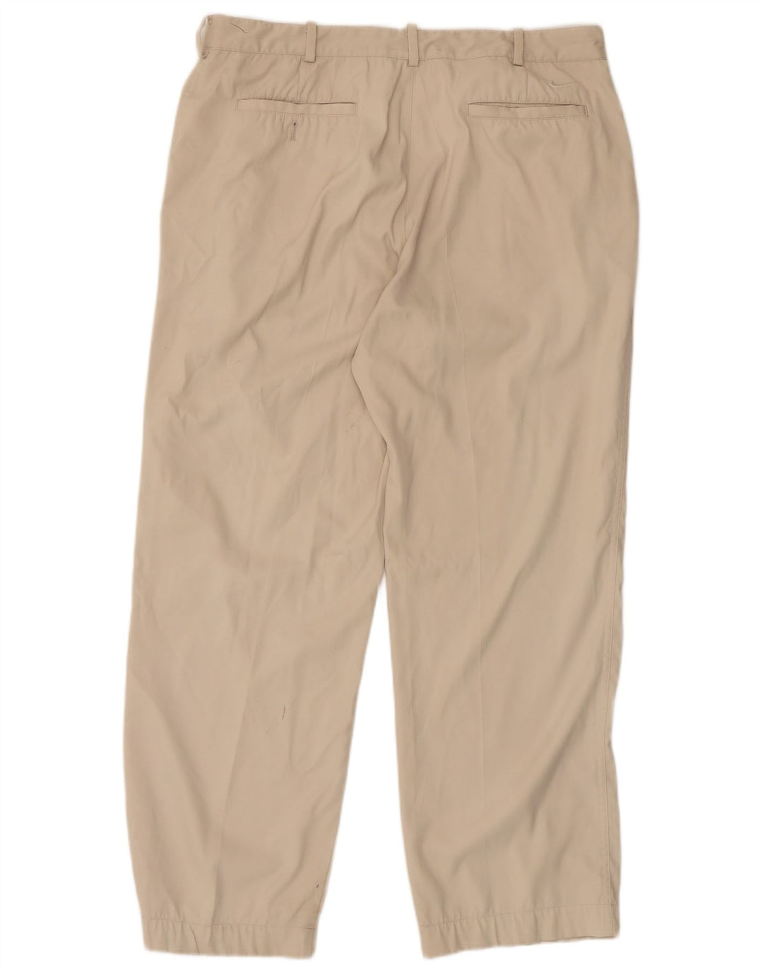 NIKE Pantalon Chino Droit Homme W34 L30 Beige Polyester