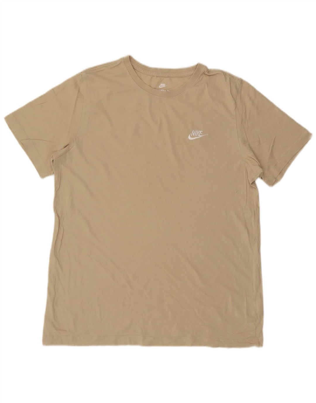 Nike T-shirt pour homme en coton beige Taille L