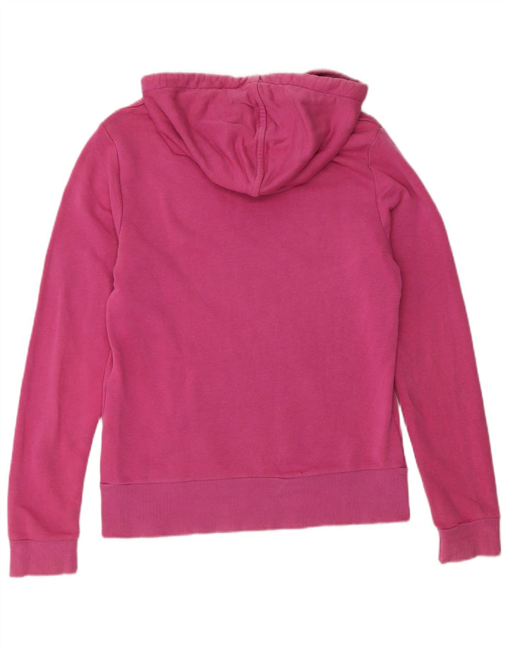 Puma Pull à capuche graphique pour femme UK 12 Rose moyen