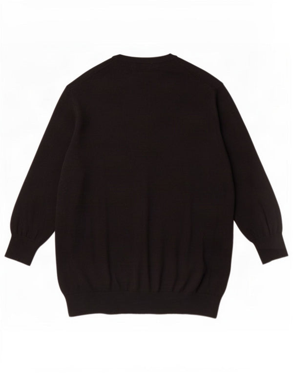 Zara Cardigan à manches 3/4 pour femme en coton noir moyen UK 14