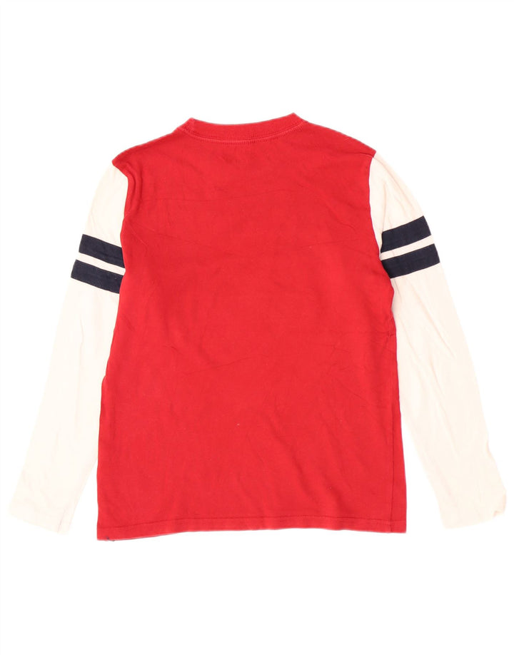 Tommy Hilfiger Haut graphique à manches longues pour garçon 8-9 ans Rouge moyen